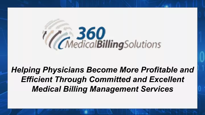 helping physicians become more profitable
