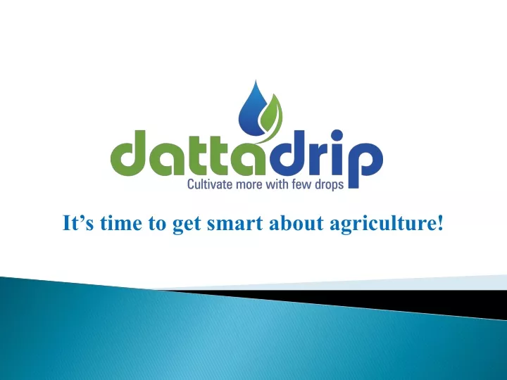 it s time to get smart about agriculture
