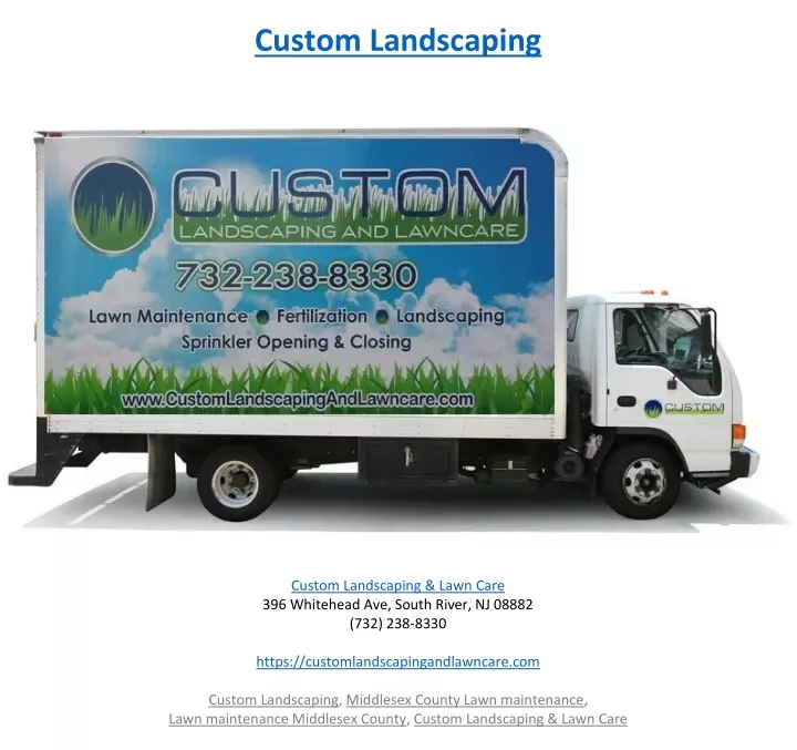 custom landscaping