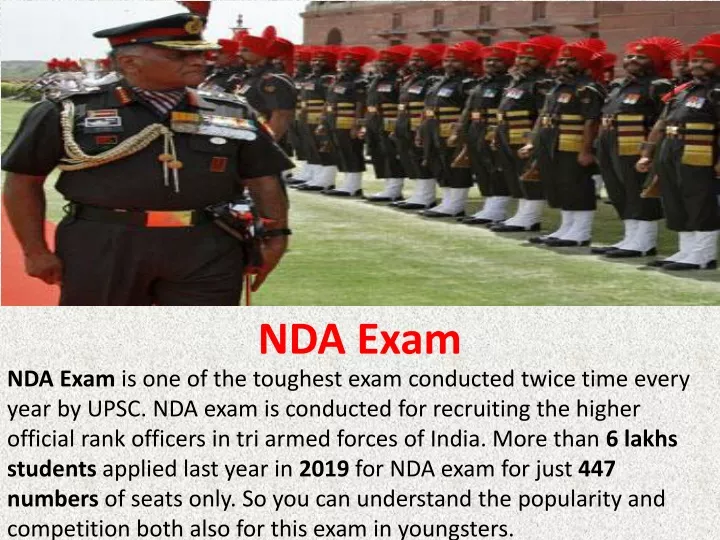 nda exam is one of the toughest exam conducted