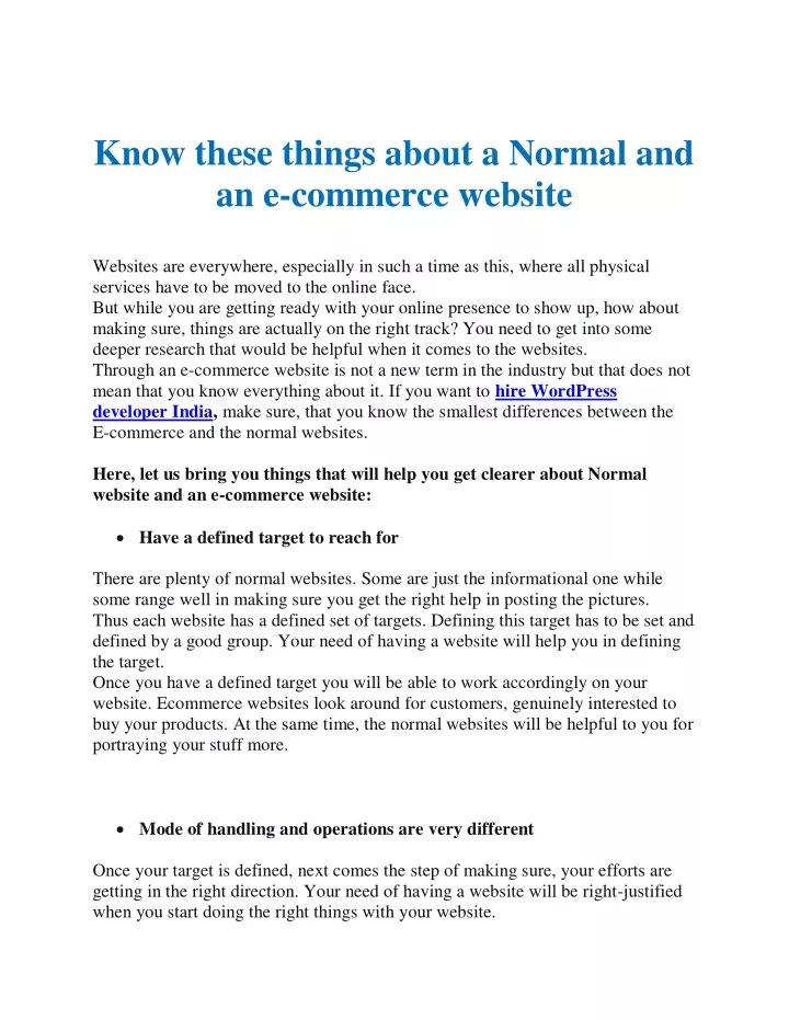 know these things about a normal