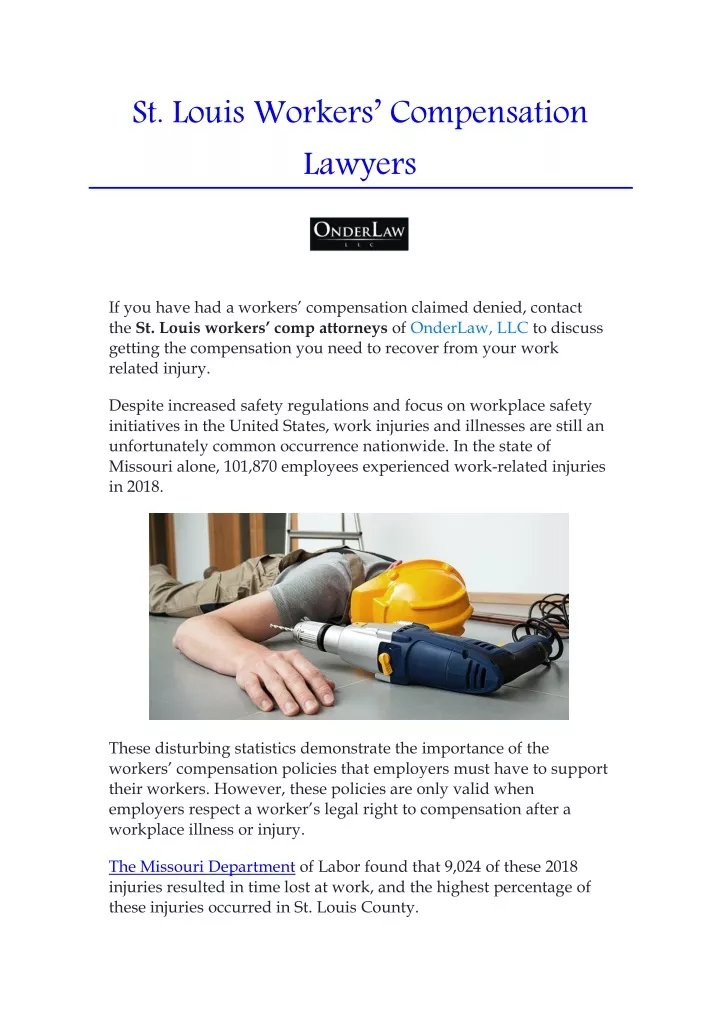 st louis workers compensation lawyers