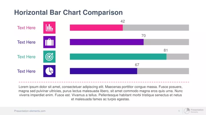 horizontal bar chart comparison