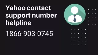 Yahoo Contact Support Number Helpline