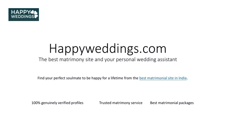 happyweddings com the best matrimony site and your personal wedding assistant