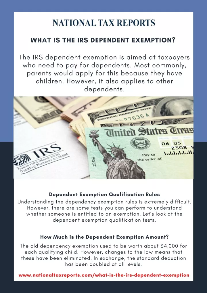 what is the irs dependent exemption