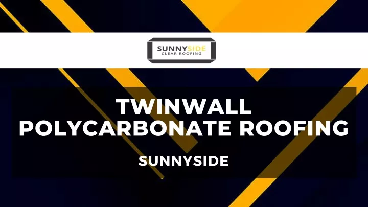 twinwall polycarbonate roofing