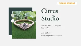 Buy Moissanite Rings Online at Citrus Studio