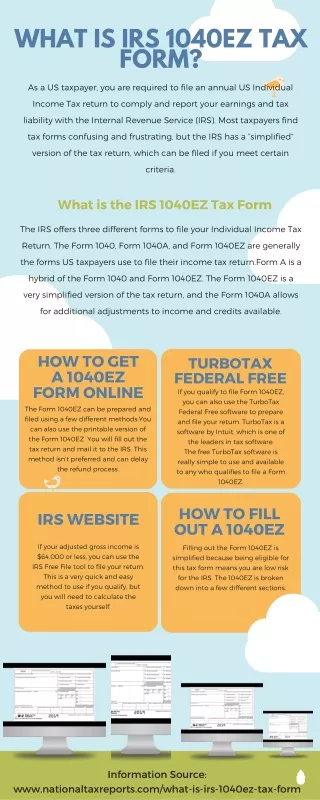 what is irs 1040ez tax form