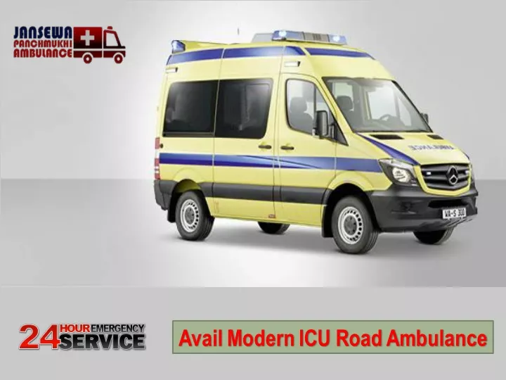 avail modern icu road ambulance