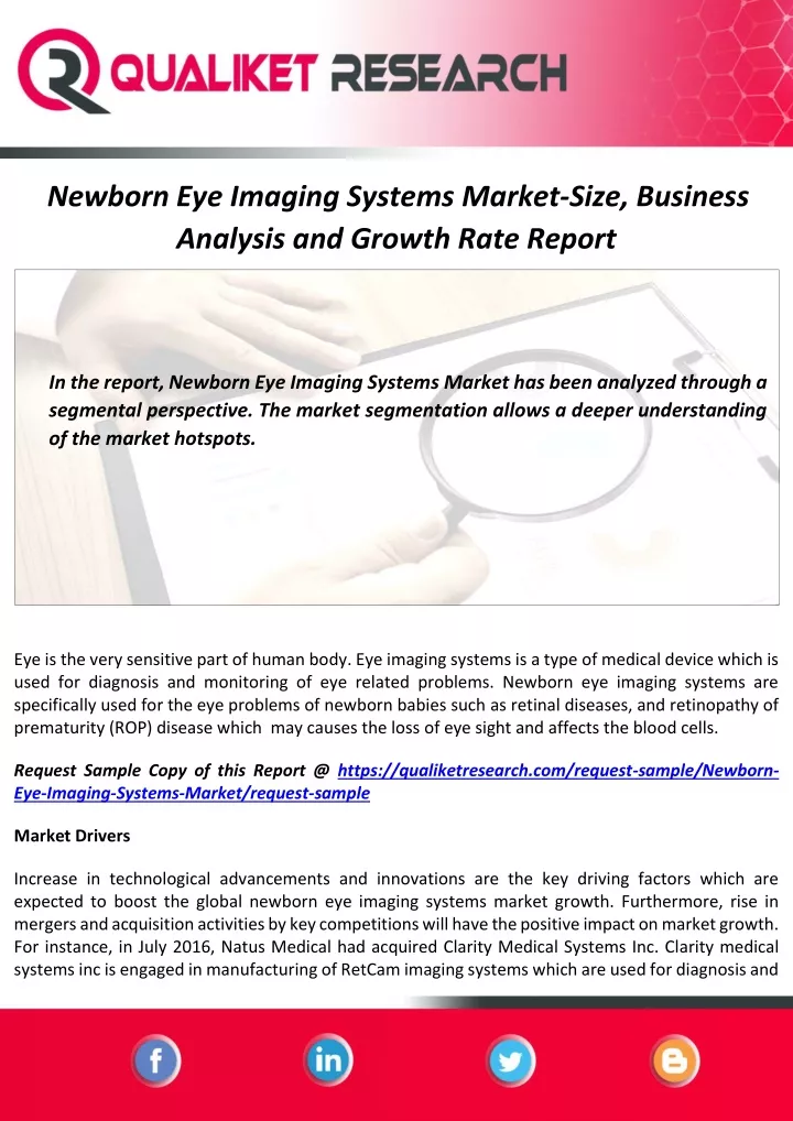 newborn eye imaging systems market size business
