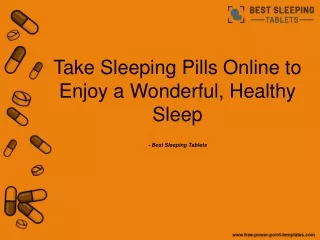 Take Sleeping Pills Online to Enjoy a Wonderful, Healthy Sleep