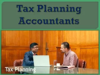 tax planning accountants