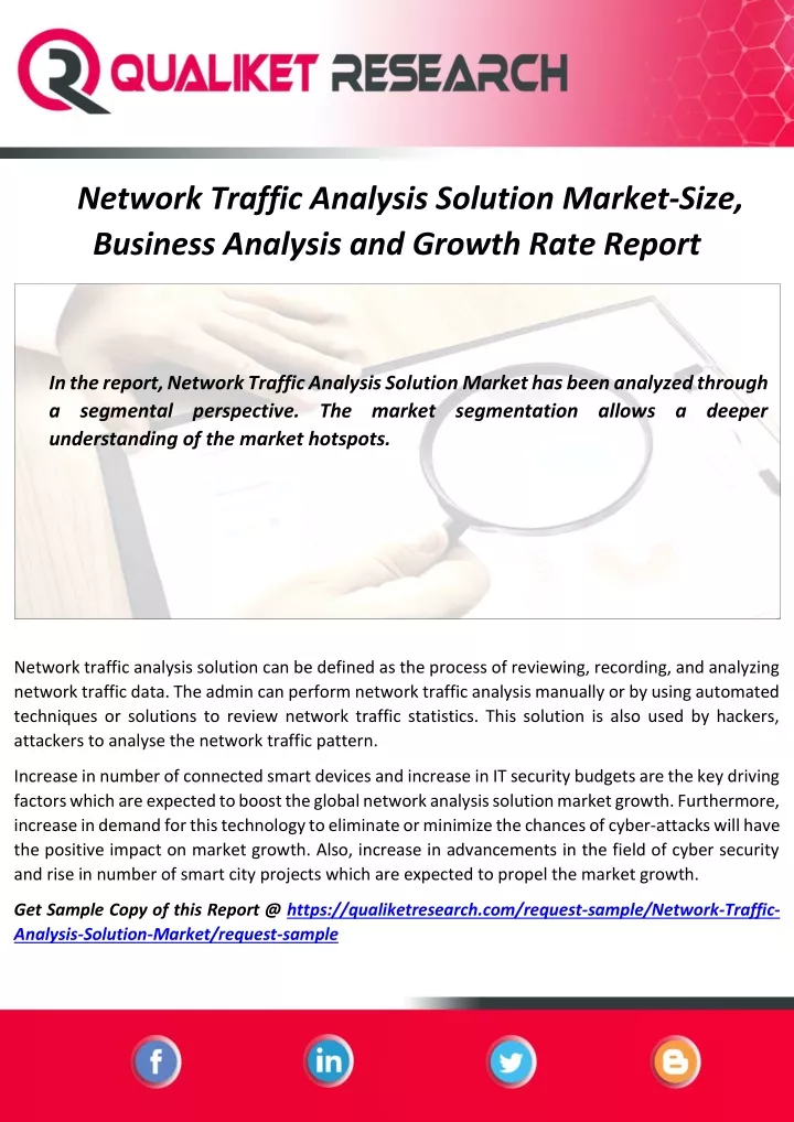 network traffic analysis solution market size
