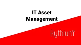 IT Asset Management, IT Inventory - Rythium