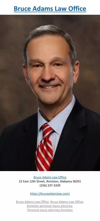 bruce adams law office