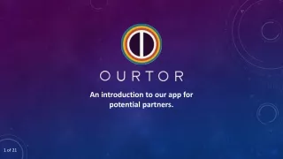 an introduction to our app for potential partners