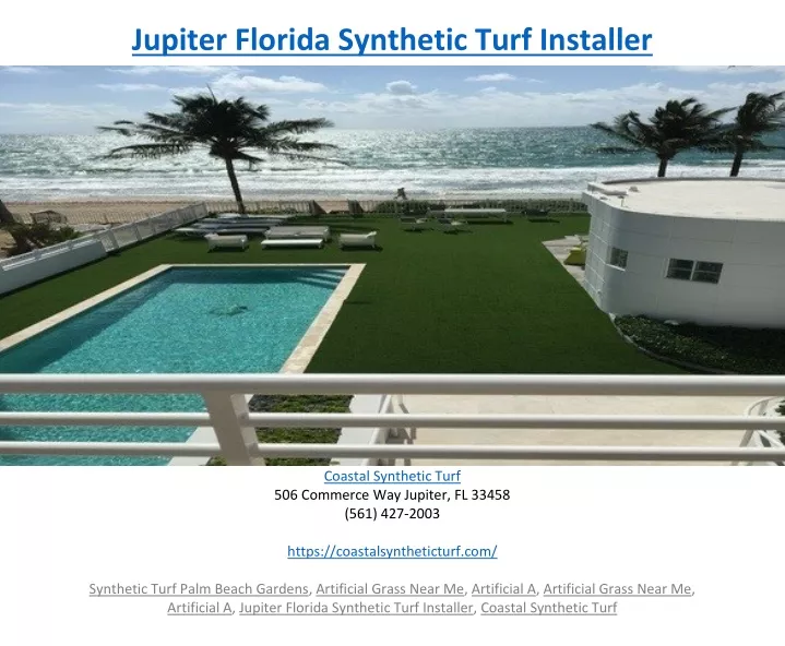 jupiter florida synthetic turf installer