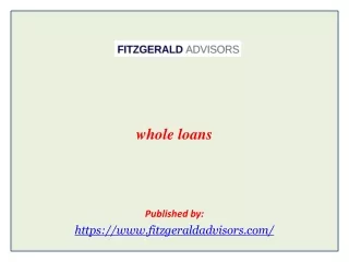 whole loans