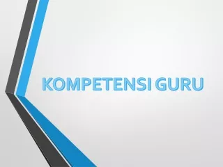 kompetensi guru