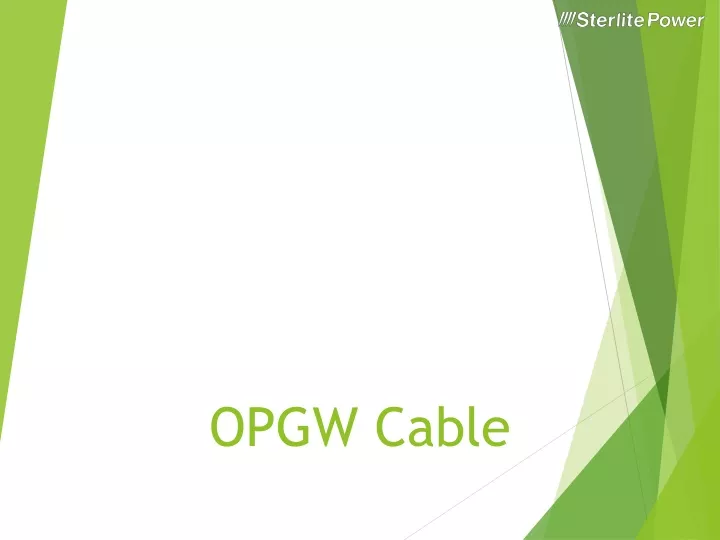 opgw cable