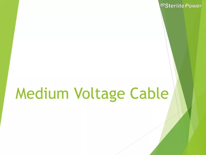 medium voltage cable