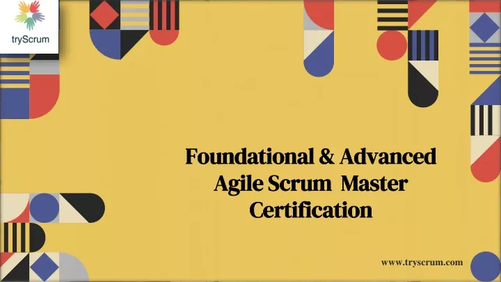 foundational advanced agile scrum master