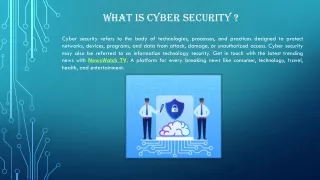 what is cyber security