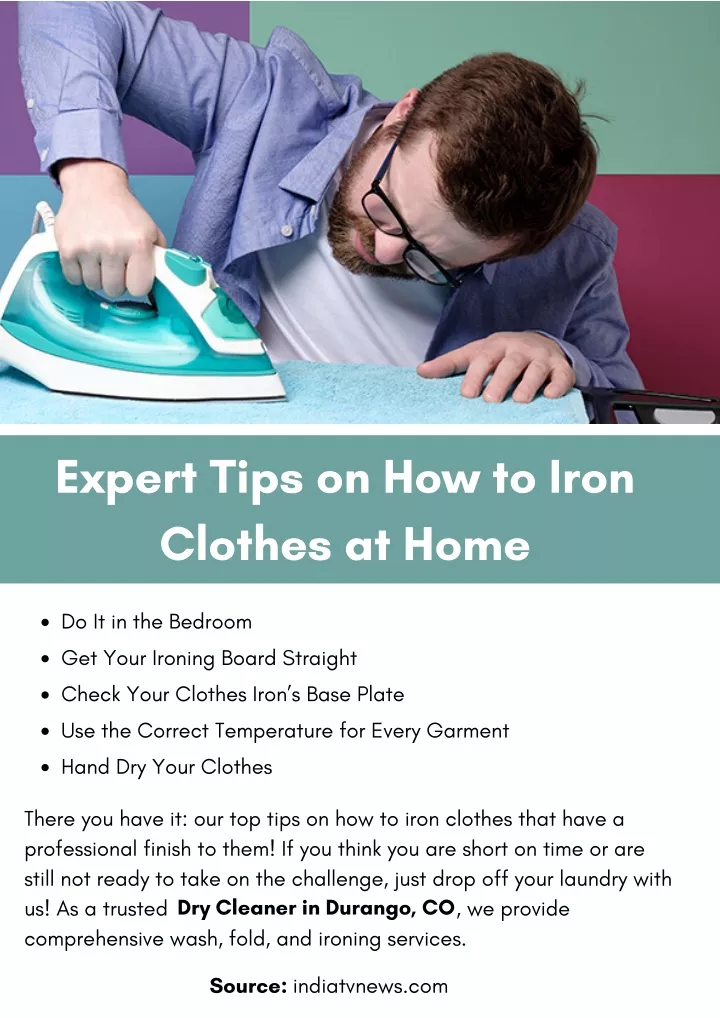 expert tips on how to iron clothes at home