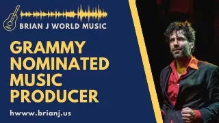 Grammy Nominated Music Producer | World Psychedelic Funk Music