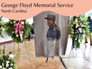 Memorial for George Floyd in North Carolina