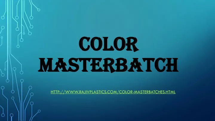 color masterbatch
