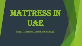 mattress in uae