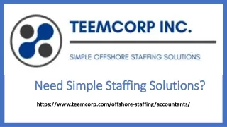 need simple staffing solutions