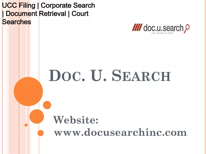doc u search