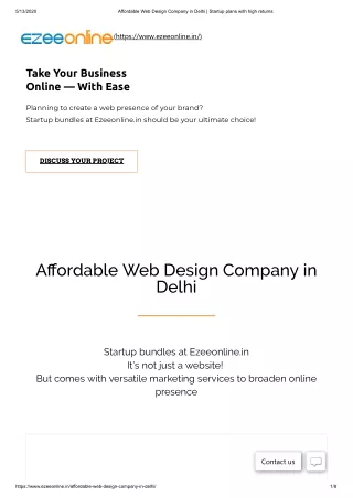 Affordable Web Design Company in Delhi