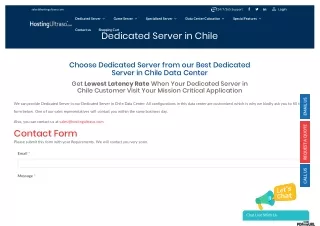 Chile Dedicated Server