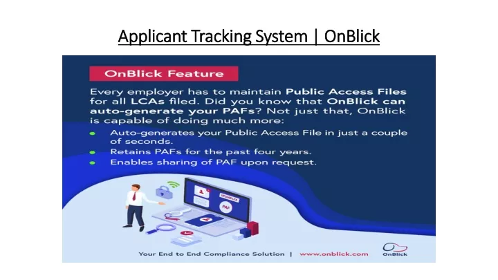 applicant tracking system onblick