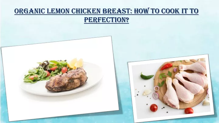 organic lemon chicken breast how to cook
