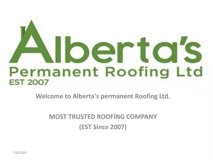 welcome to alberta s permanent roofing ltd most trusted roofing company est since 2007