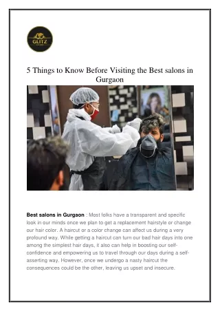 5 things to know before visiting the best salons