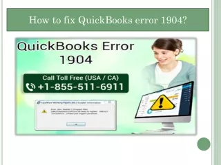 how to fix quickbooks error 1904