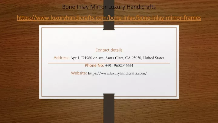 bone inlay mirror luxury handicrafts https