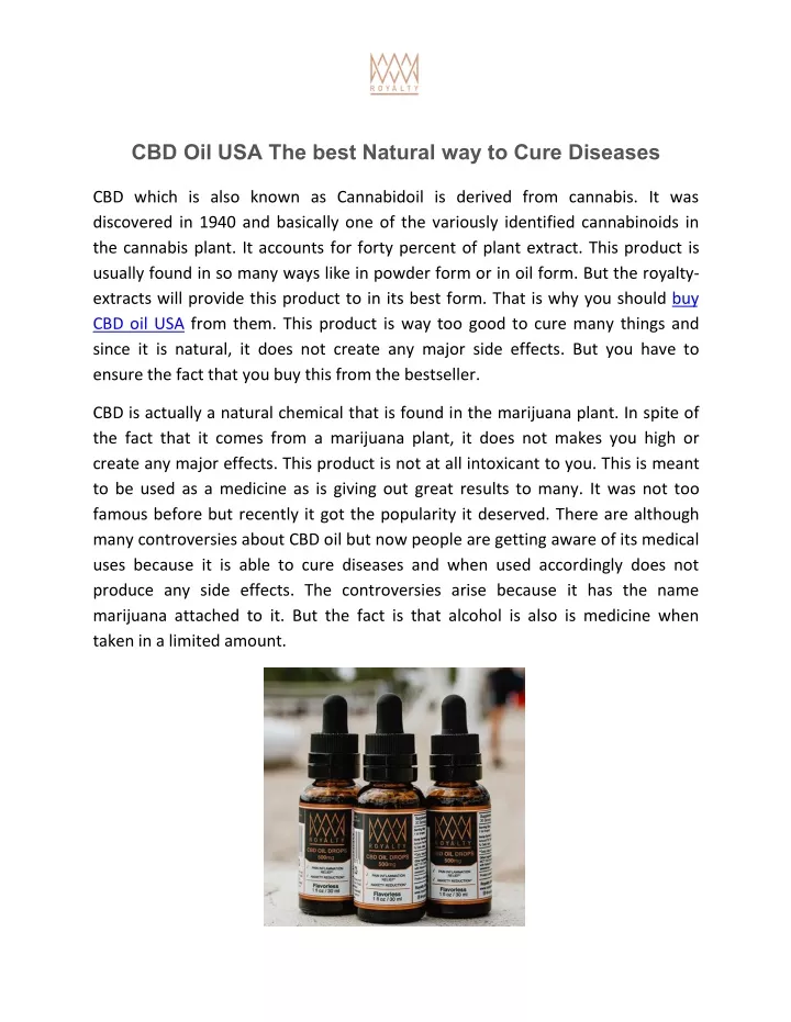 cbd oil usa the best natural way to cure diseases