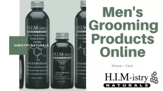 Buy Best Men's Grooming Products Online- Himistry Naturals
