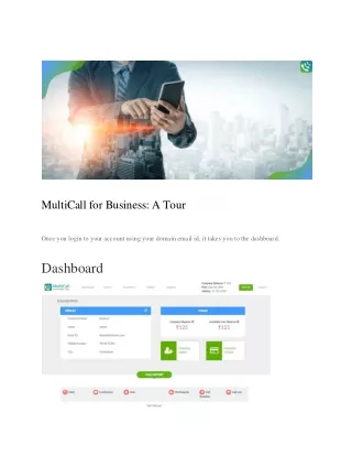 multicall for business a tour