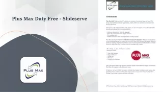 plus max duty free slideserve
