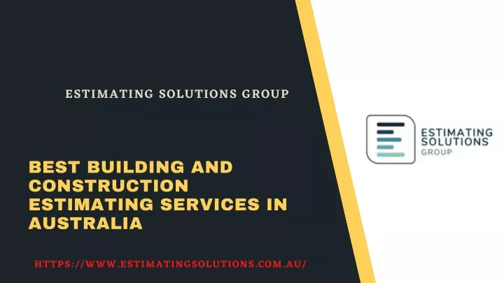 estimating solutions group