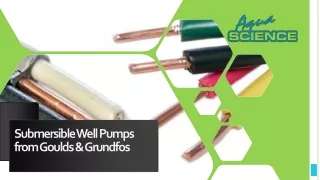 submersible well pumps from goulds grundfos