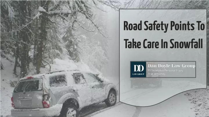 road safety points to take care in snowfall